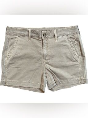 American Eagle Outfitters Khaki Women's Midi Shorts - Size 8